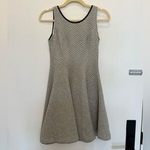 Club Monaco Textured Gray Midi Dress